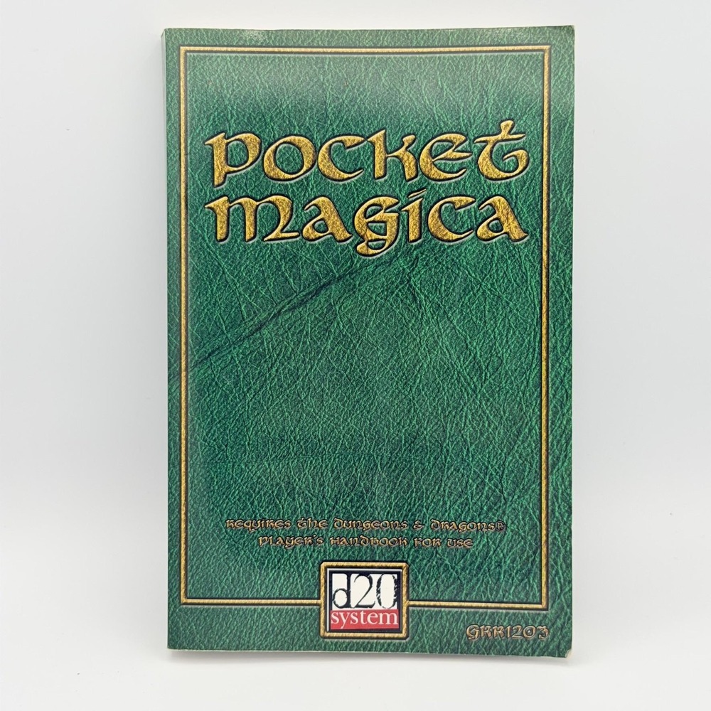 Pocket Magica Robert J. Toth D20 RPG Magic Item Sourcebook PB Ronin Publishing